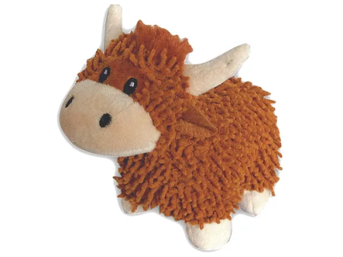 Scottish gift - Highland Cow Cuddly Chenille Soft Toy - Uk gift
