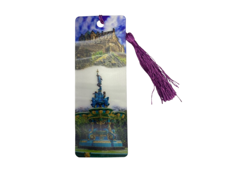 Edinburgh Castle Lenticular Bookmark Ruler