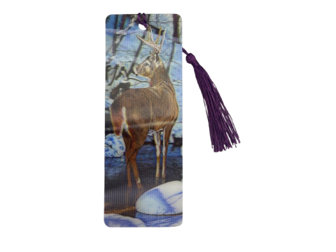 Stag Lenticular Bookmark Ruler
