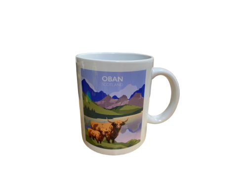 Highland Cow Oban Ceramic Mug