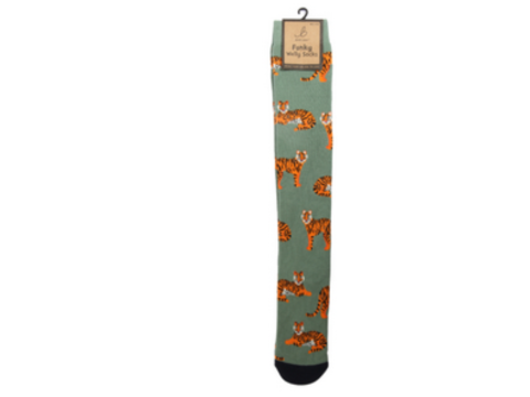 Funky Welly Socks - Wild Tiger