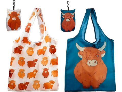 Puckator Foldable Reusable Shopping Bags ***(1 DESIGN SUPPLIED)***