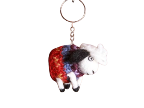 Tank Top Tim Sheep Keyring