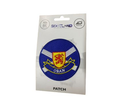 Oban Embroidered Saltire Patch