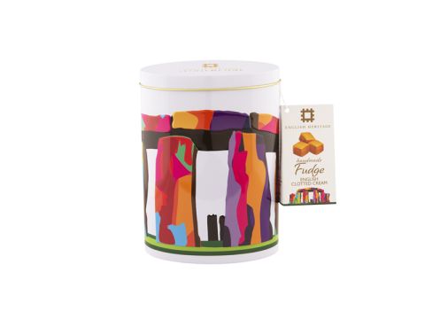 English Heritage Stonehenge Clotted Cream Fudge Tin 250g
