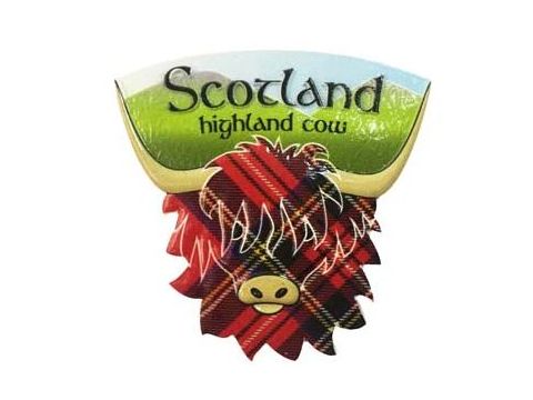 Highland Cow Fridge Magnet