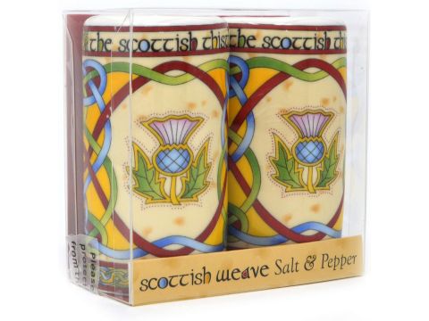 Scottish Thistle Salt & Pepper Set