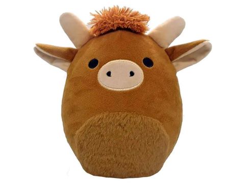 Morag Moo McSquashies - 14cm - Sensory Highland Cow Soft Plush Toy