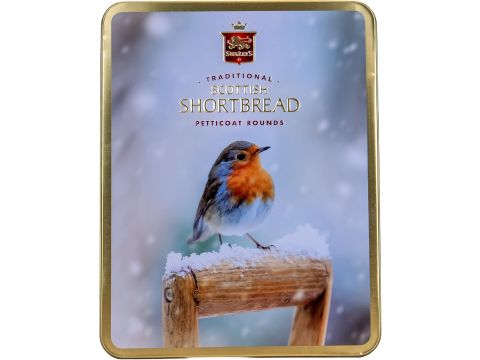 Stewart's - Garden Robin Shortbread Gifting Tin (400g)