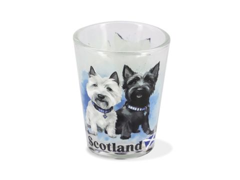 Scottie Dogs Shot Glass