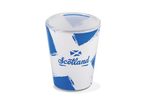 Scottish Saltire Shot Glass