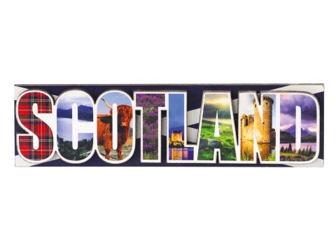 Scotland Collage 3D MDF Fridge Magnet