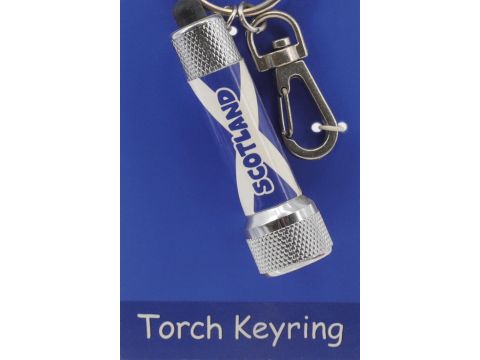 Scotland Saltire Torch Keyring