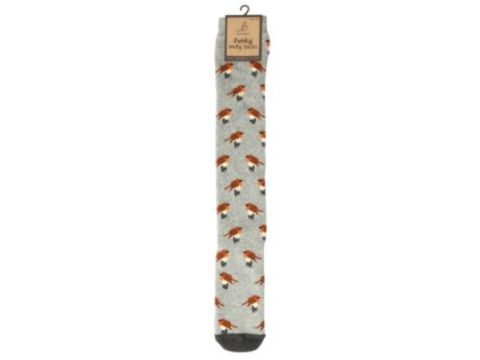 Funky Welly Socks - Garden Robin