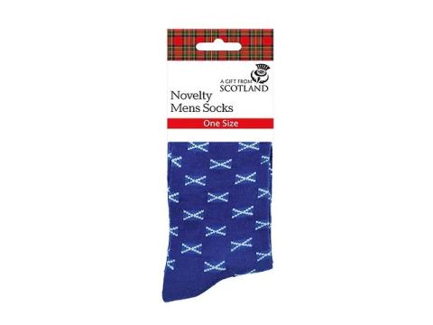 Scottish Saltire Socks