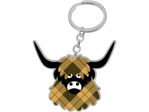 Highland Cow Keyring