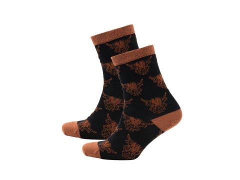 Heilan Coo Ladies Bamboo Ankle Socks - Black