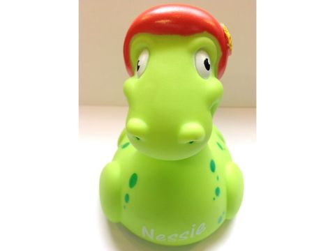 Rubber Nessie bath toy