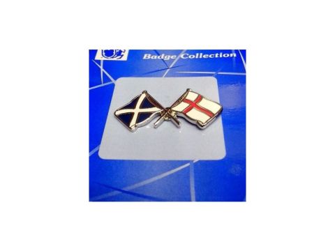 Scottish Gift Friendship Badges saltire England Twin Flag uk Gift