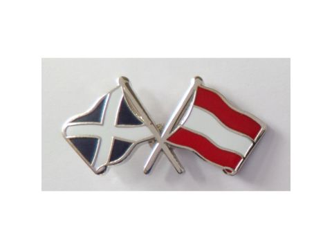 Scotland & Austia Friendship Pin Badge
