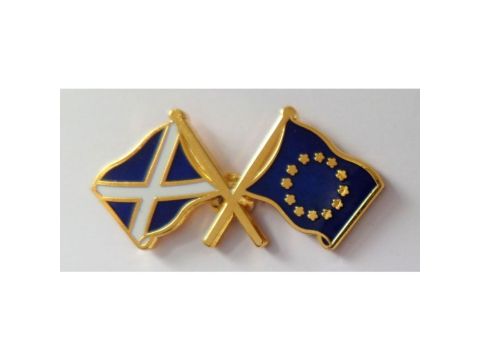Scotland & EU Friendship Pin Badge