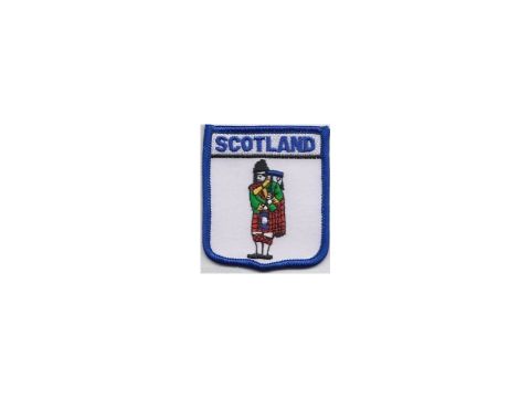Scotland Piper Embroidered Patch