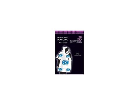 Saltire Weatherproof Poncho With Hood
