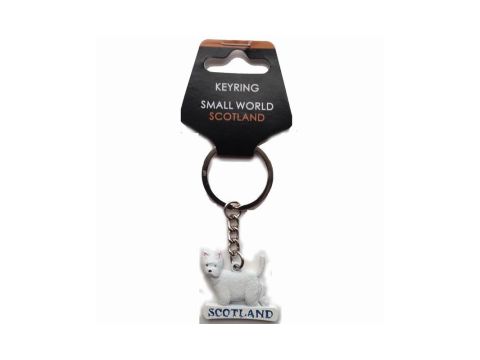 Westie   Dog Keyring