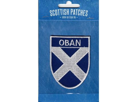 Oban Embroidered Saltire Patch