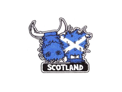 Highland Cow Patch iron on or sew on