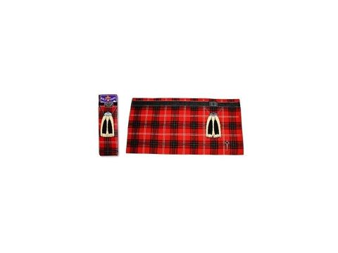 Scottish Red Tartan Instakilt Beach Towel