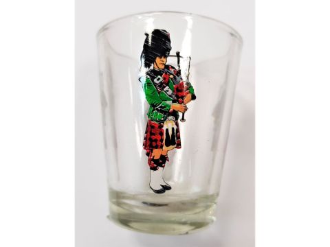 Scottish Piper Shot Glass