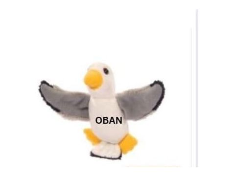 Flappy Fred - Small Soft Seagull Magnet - Oban - Eco Alive™