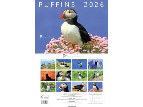 Michael Macgregor Puffins 2026 Calendar
