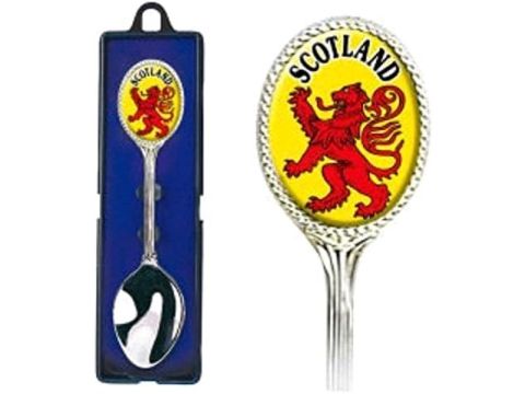 Souvenir Teaspoon - Scotland Lion Rampant Flag