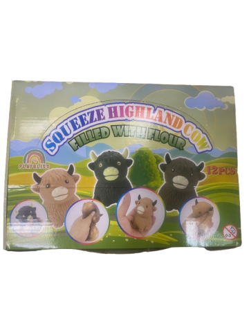 Highland Cow Squish Toy (1 SUPPLIED)