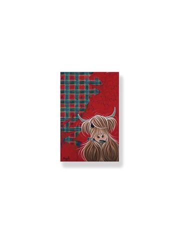 McMoos Tartan Paint Tea Towel