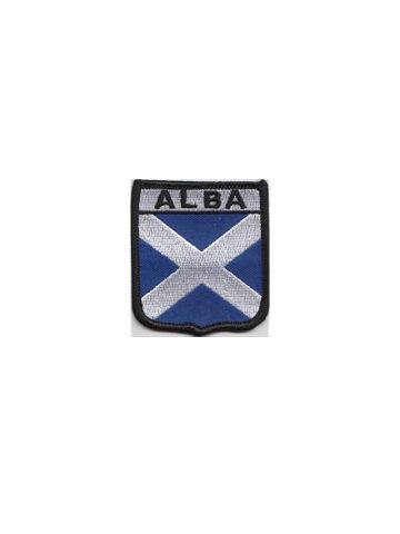 Scotland Saltire Alba Flag Embroidered Patch Badge