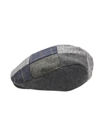 Heritage Traditions Patchwork Cap - Blue Tweed