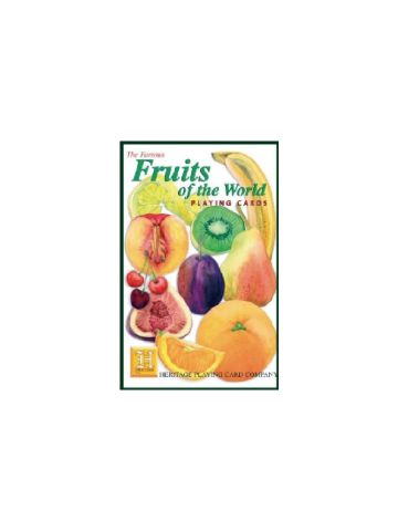 Heritage Playing Cards Fruits of the World Playing Cards