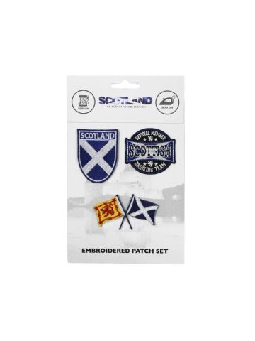 Scottish Saltire Patch 3 Pack