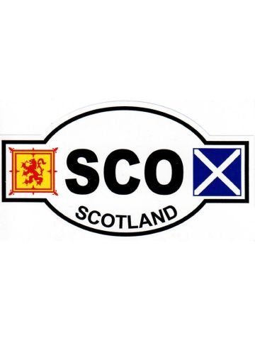 SCO Scotland Car Sticker