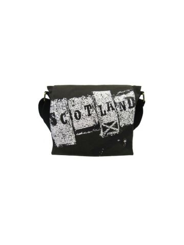 Distressed Style Location Name Canvas Messenger Bag (Design: Scotland)