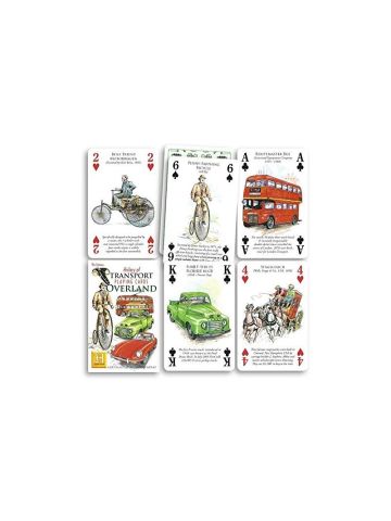 Heritage Playing Cards - History of Transport - Overland Playing Cards