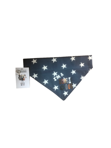 "I'm a Sonsie Dug" Bandana - Grey Stars