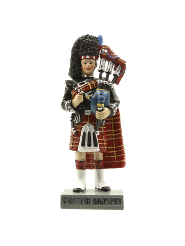 RESIN FIGURE OF SCOTLAND BAG PIPER.