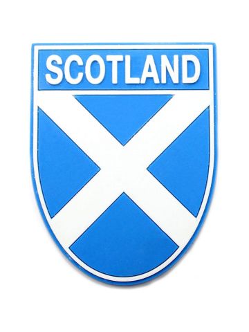 Scottish PU Shield Saltire Magnet