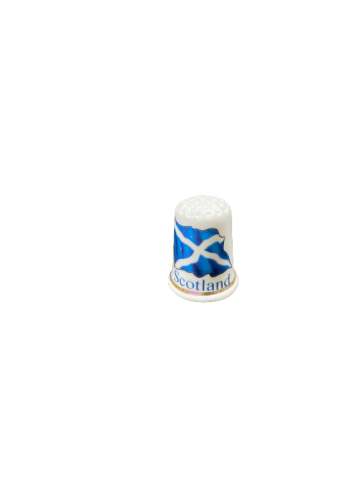 Scotland Saltire Map Thimble