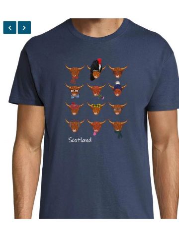 Scottish T Shirt Multi Coos T-Shirt (L)