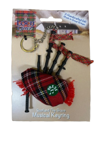 Musical Bagpipe Keyring